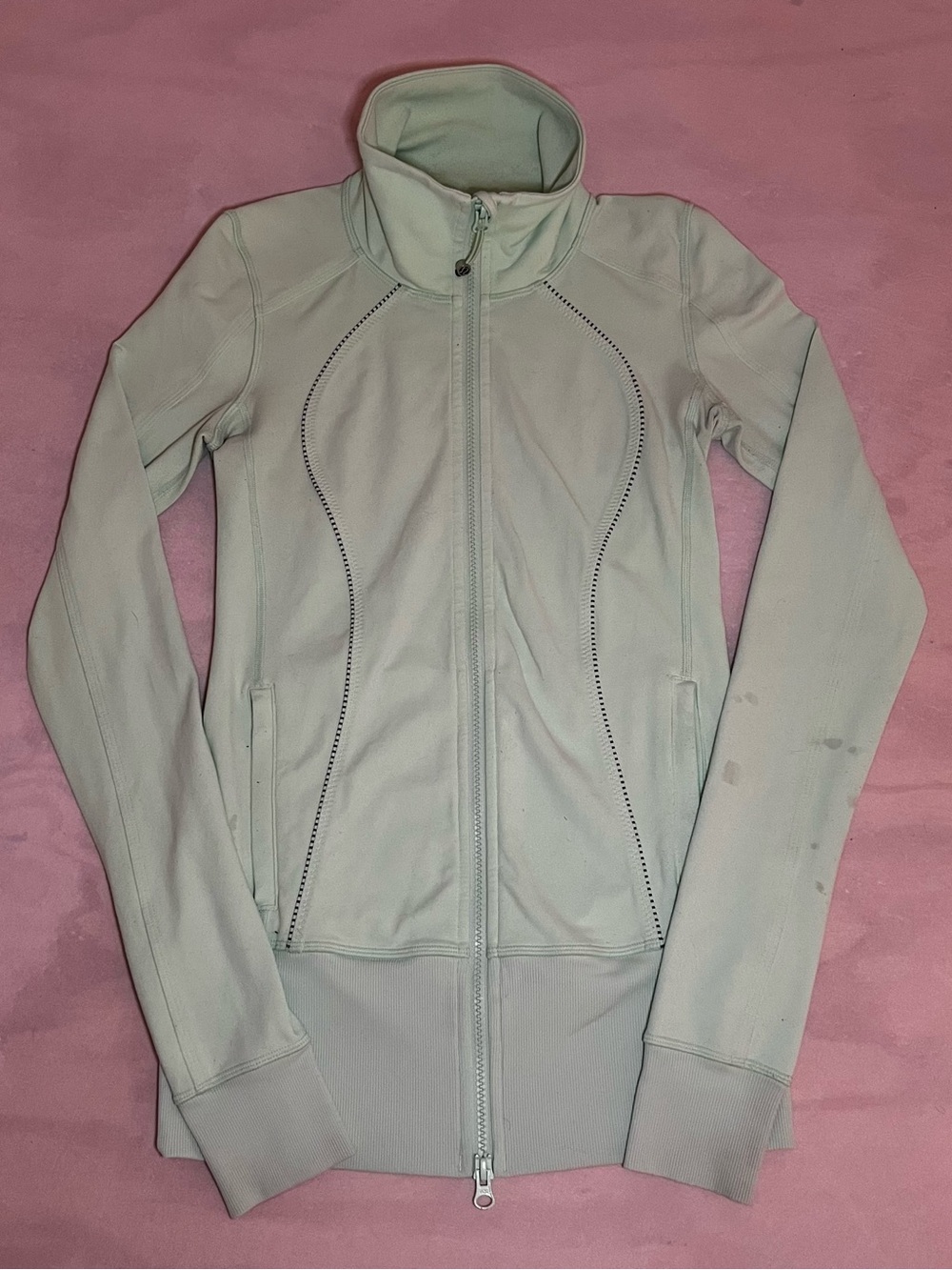 lululemon athletica Pale Mint Full-Zip Bomber Jacket
